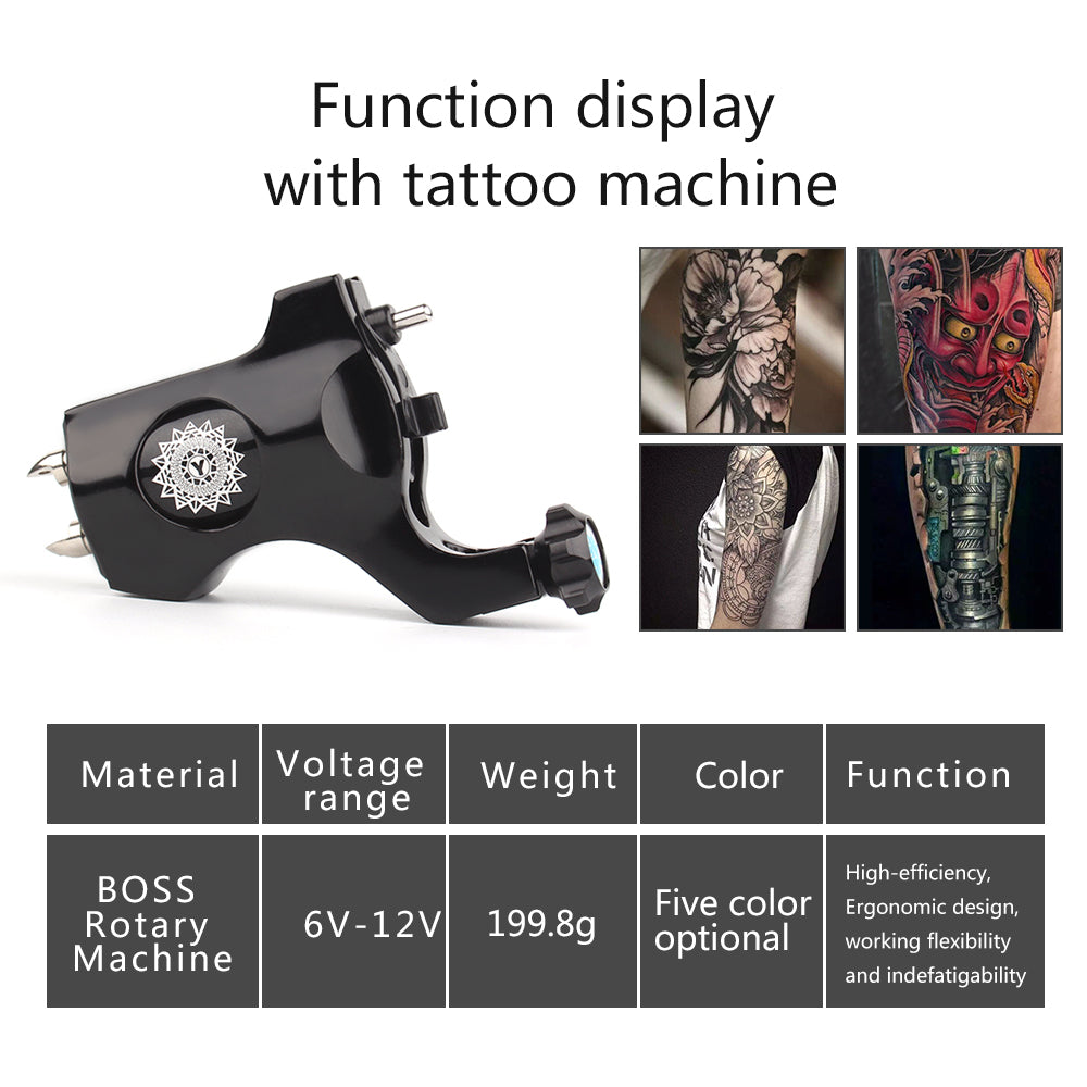 Professional Tattoo Rotary Guns Kit Liner And Shader Rotary Machine