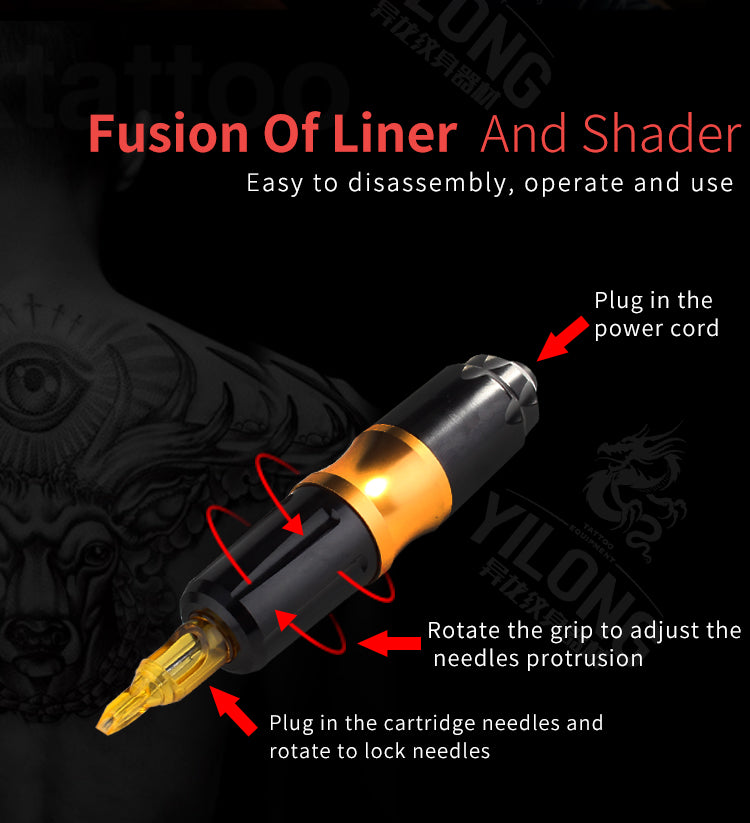 Professional Tattoo Rotary Machine Pen