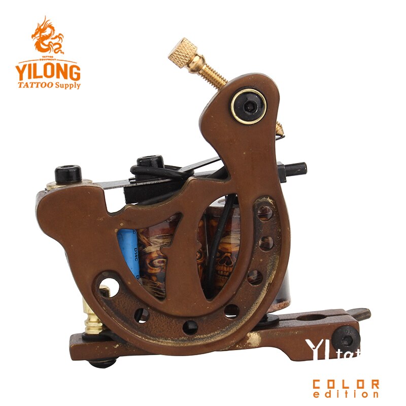Hot Sale Coil Tattoo Machine Copper Frame Tattoo Gun Set For Liner and Shader
