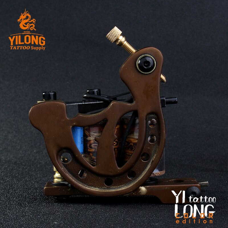 Hot Sale Coil Tattoo Machine Copper Frame Tattoo Gun Set For Liner and Shader