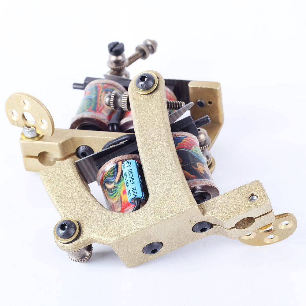 High Strength 10 Wrap Coil Tattoo Machine Copper Classic Frame Tattoo Gun Liner