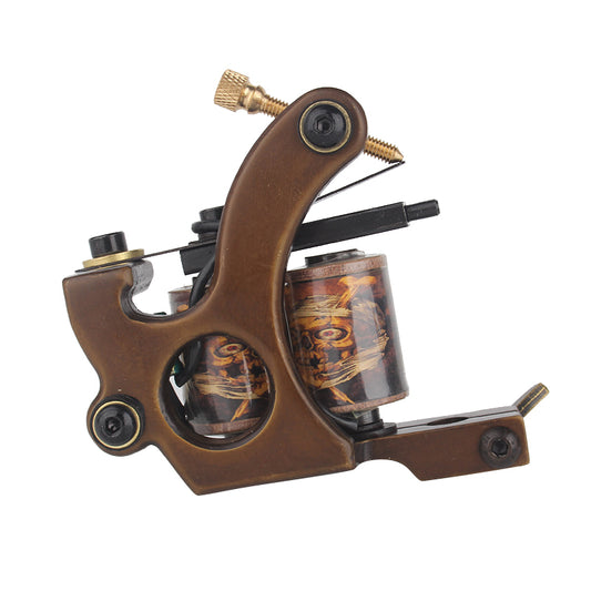 High Strength 10 Wrap Coil Tattoo Machine Copper Classic Frame Tattoo Gun Liner