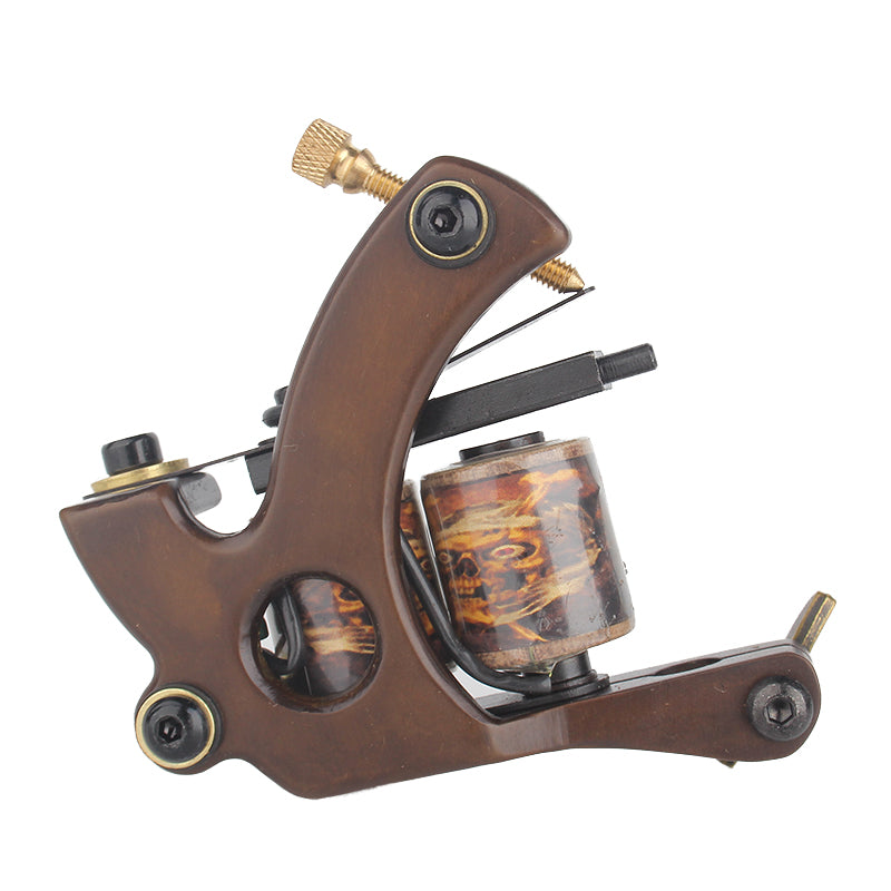 High Strength 10 Wrap Coil Tattoo Machine Copper Classic Frame Tattoo Gun Liner