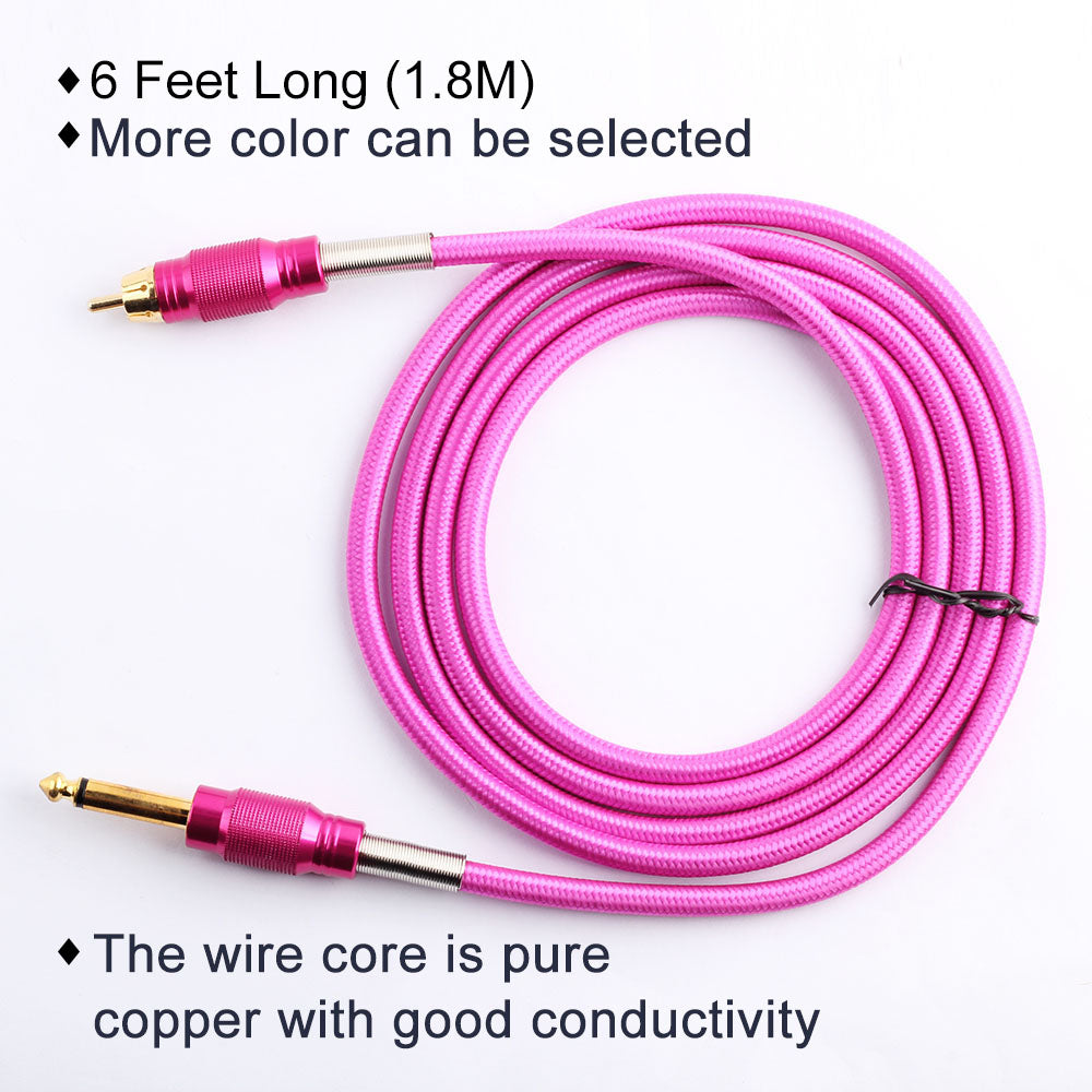 1.8m Copper RCA Tattoo Clip Cord