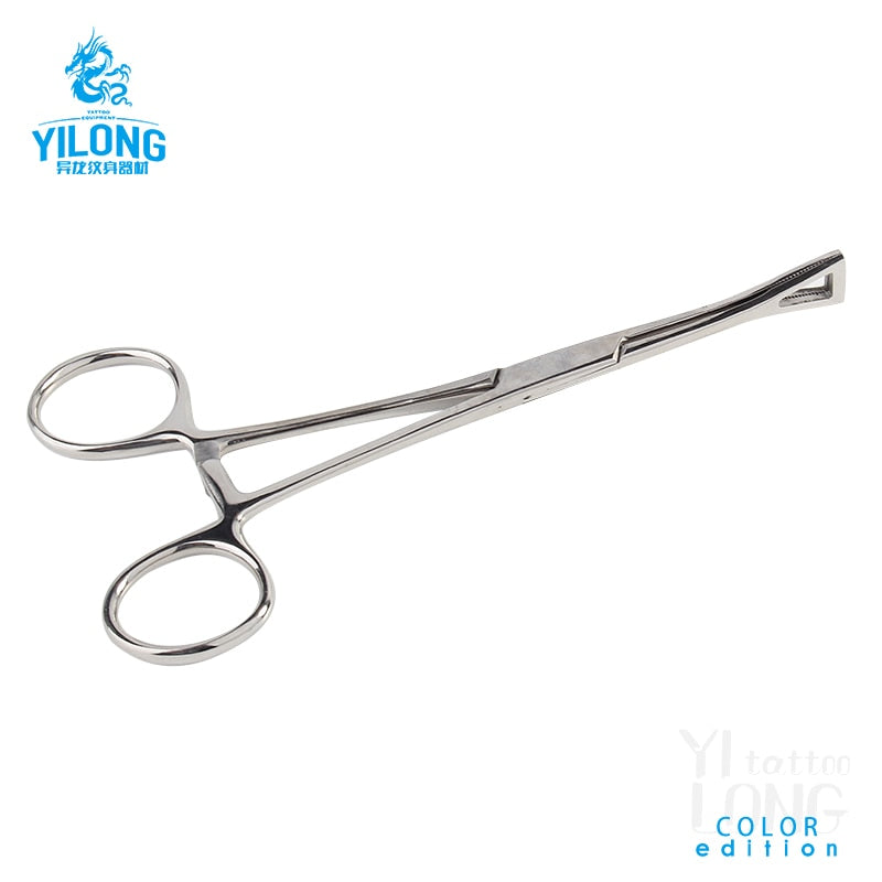 Sterile Surgical Steel Dermal Anchor Holding Tube Tool Plier Dermal Disc Forcep Professional Piercing Equipment