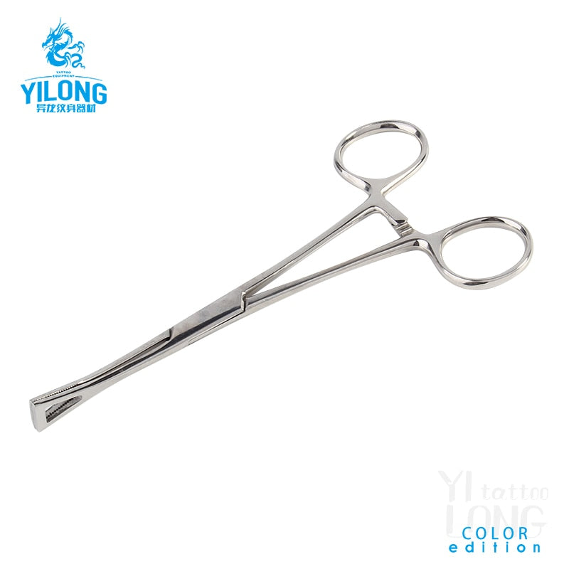 Sterile Surgical Steel Dermal Anchor Holding Tube Tool Plier Dermal Disc Forcep Professional Piercing Equipment