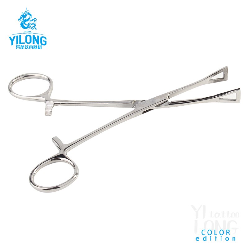 Sterile Surgical Steel Dermal Anchor Holding Tube Tool Plier Dermal Disc Forcep Professional Piercing Equipment