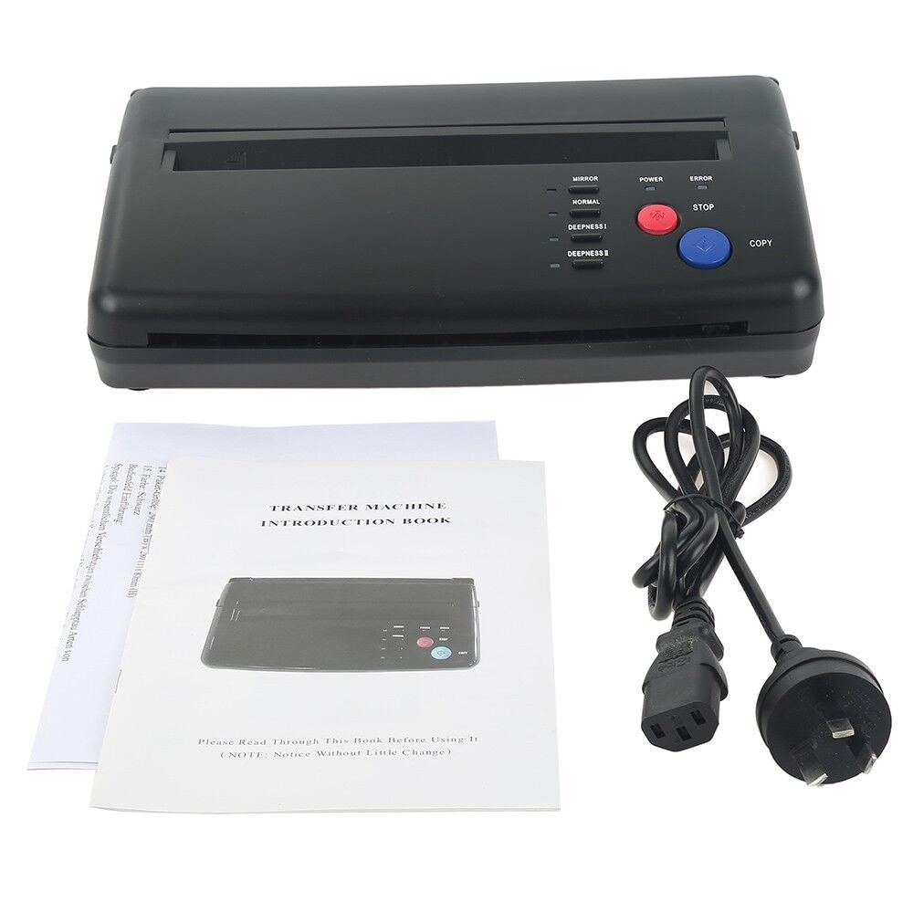 Tattoo Transfer Machine Printer Drawing Thermal Stencil Maker Copier for Tattoo Transfer Paper Supply permanet makeup machine
