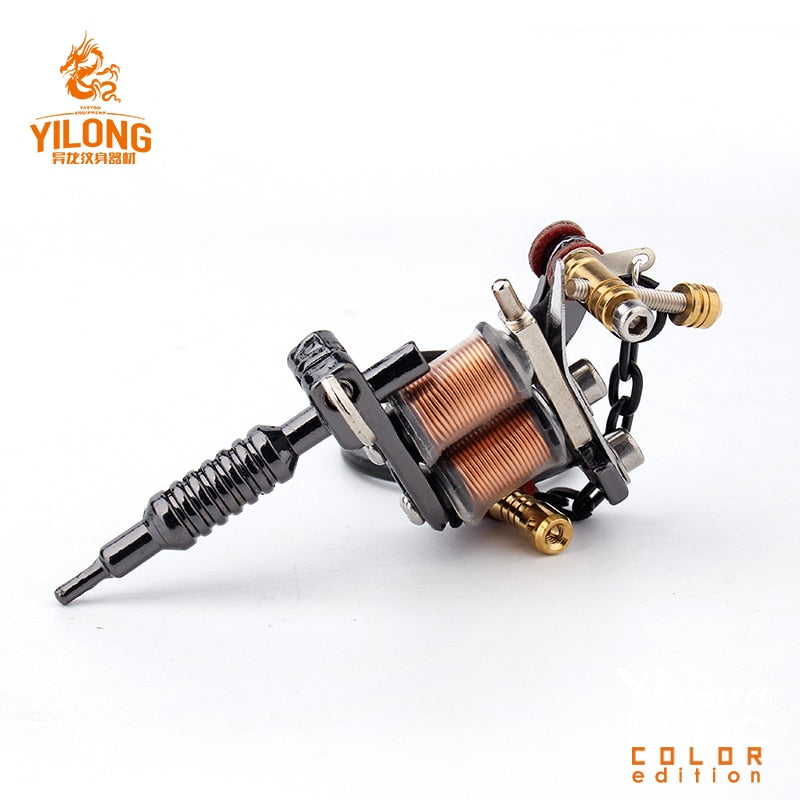 Tattoo gun Necklace Silver Tone Vintage Style 1pcs MINI tattoo machine Silver NEW  Tattoo Machine for Jewellery