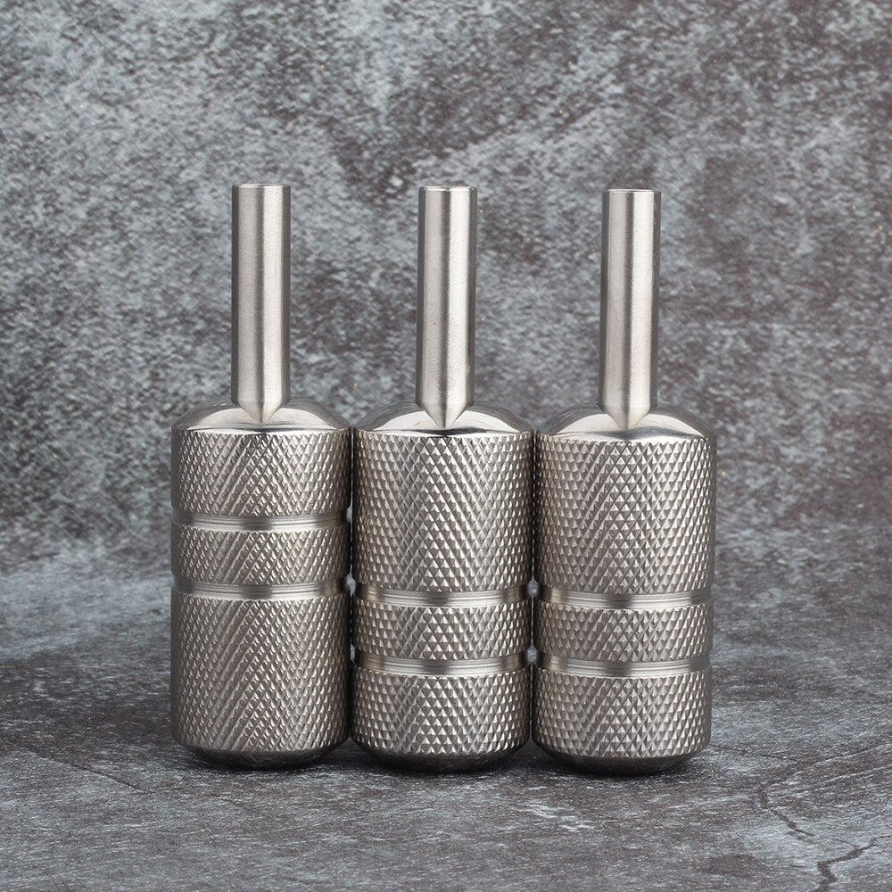 YILONG 1PCS Stainless Steel Tattoo Grip 22/25MM With Back Stem Professional Tattoo Machine Grips Tubes Tips Tool Free Shipping