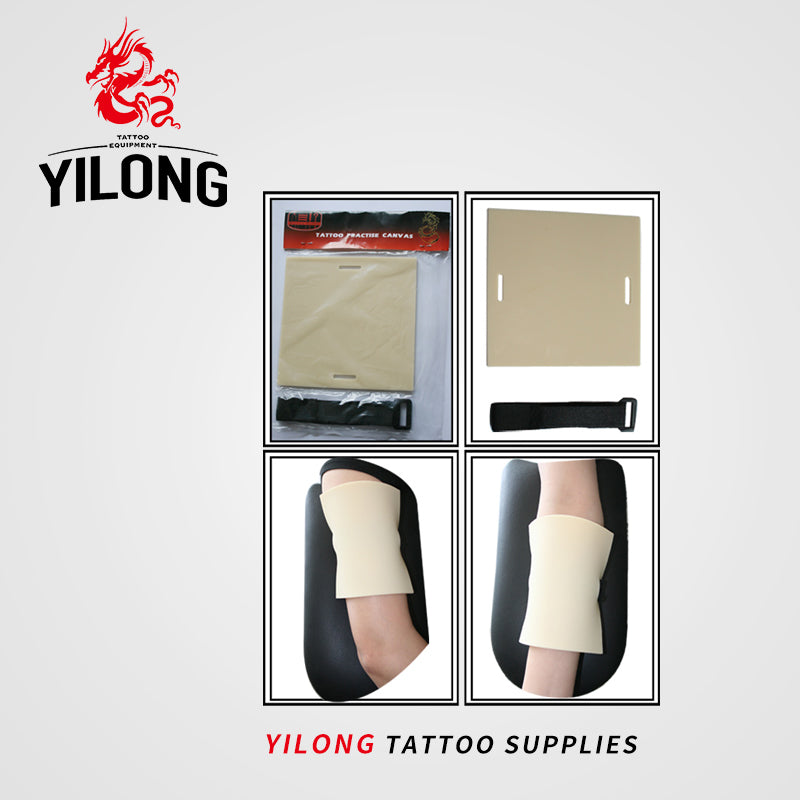 YILONG 5pcs Permanent Makeup Eyebrow Lips Blank Tattoo Practice Skin Sheet for Needle Machine Supply Kit Hot Selling