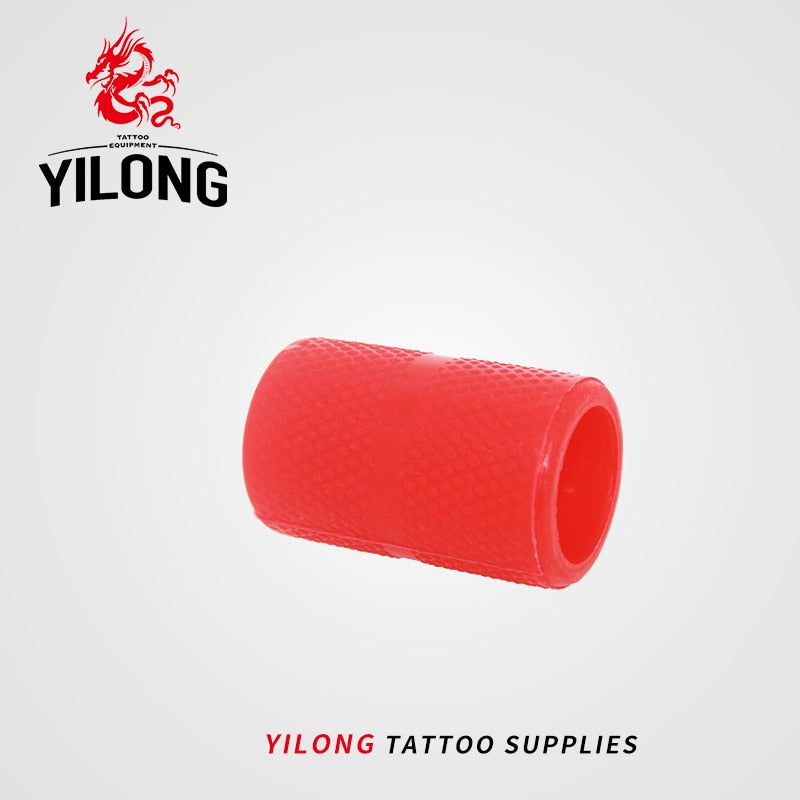 YILONG 1pcs Professional Tattoo Machine Grip Handle Holder Cover Silicone Great Creative blue green red black