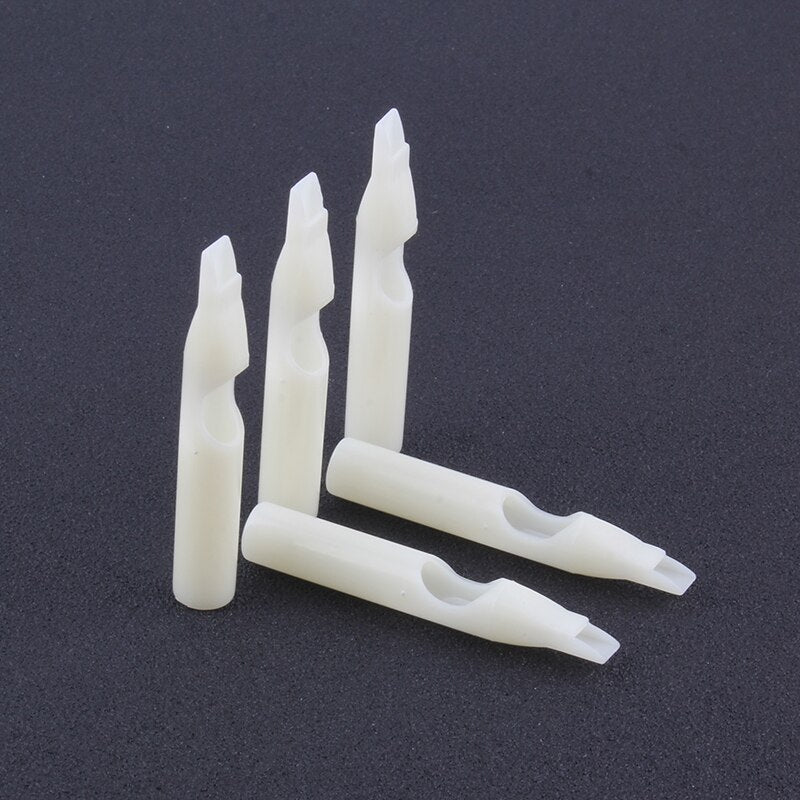 YILONG 50Pcs FT Disposable Tattoo Tips white Color tips pre-sterilized Nozzle Tip