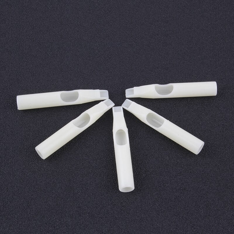 YILONG 50Pcs FT Disposable Tattoo Tips white Color tips pre-sterilized Nozzle Tip
