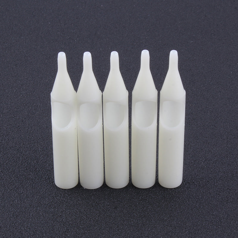 YILONG 50Pcs RT/FT/DT Disposable Tattoo Tips white Color  tips pre-sterilized Nozzle Tip