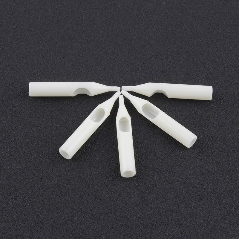 YILONG 50Pcs RT/FT/DT Disposable Tattoo Tips white Color  tips pre-sterilized Nozzle Tip