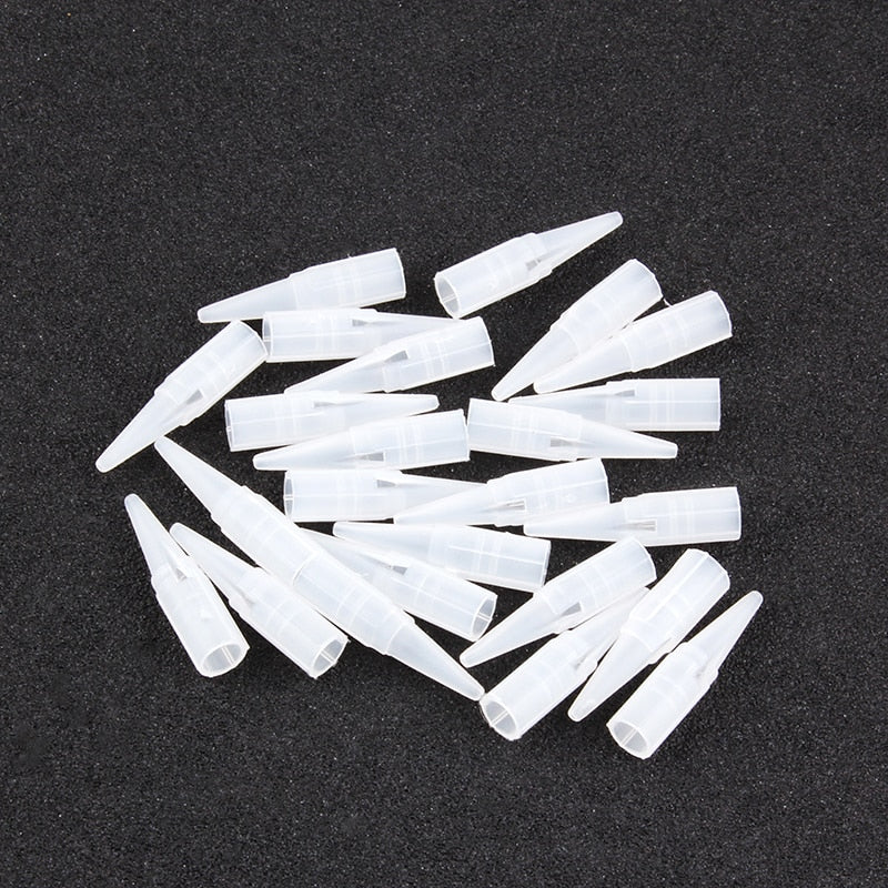 YILONG 5RL+5RT (Needles +Tips Each 50pcs ) Professional Permanent Makeup Machine Needles Caps For Eyebrow Lips