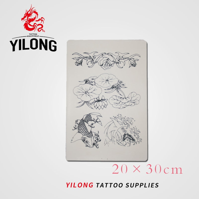 YILONG 5/10/20pcs Permanent Makeup Eyebrow Lips Blank Tattoo Practice Skin Sheet for Needle Machine Supply Kit Hot Selling