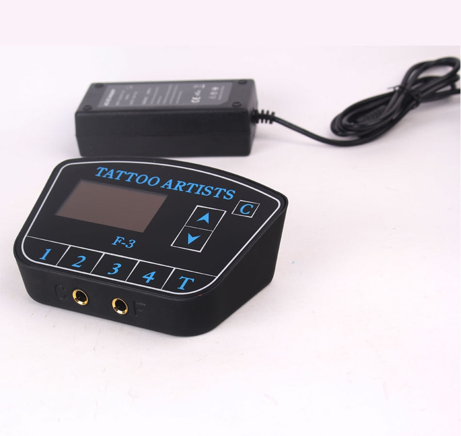 YILONG Digital Tattoo Power Supply High Quality Tattoo Power Supply LCD Display With Plug cord to line tattoos gun free shipping