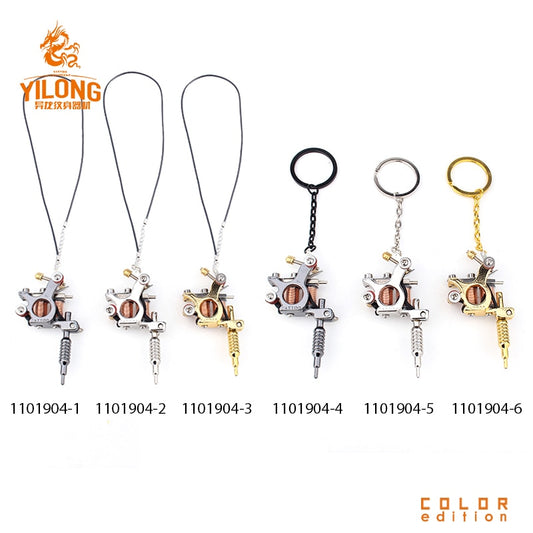 YILONG Mini Tattoo Machine Necklace Punk Necklaces & Pendants For Men Hip Hop Jewelry Gifts Women Necklace