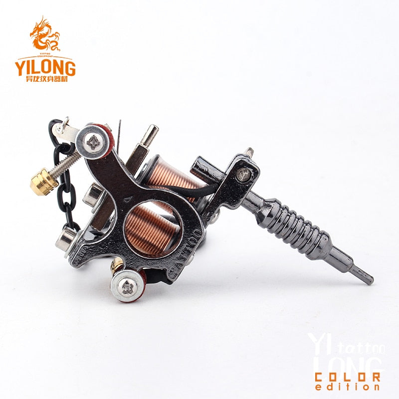 YILONG Mini Tattoo Machine Necklace Punk Necklaces & Pendants For Men Hip Hop Jewelry Gifts Women Necklace