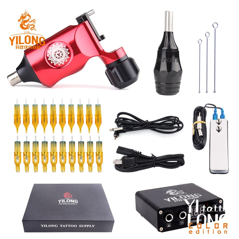 Tattoo Kit Rotary Tattoo Machine Fine Lining Guns